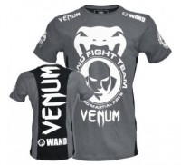 VENUM WAND TEAM "SHOCKWAVE" T-SHIRT - GREY/BLACK